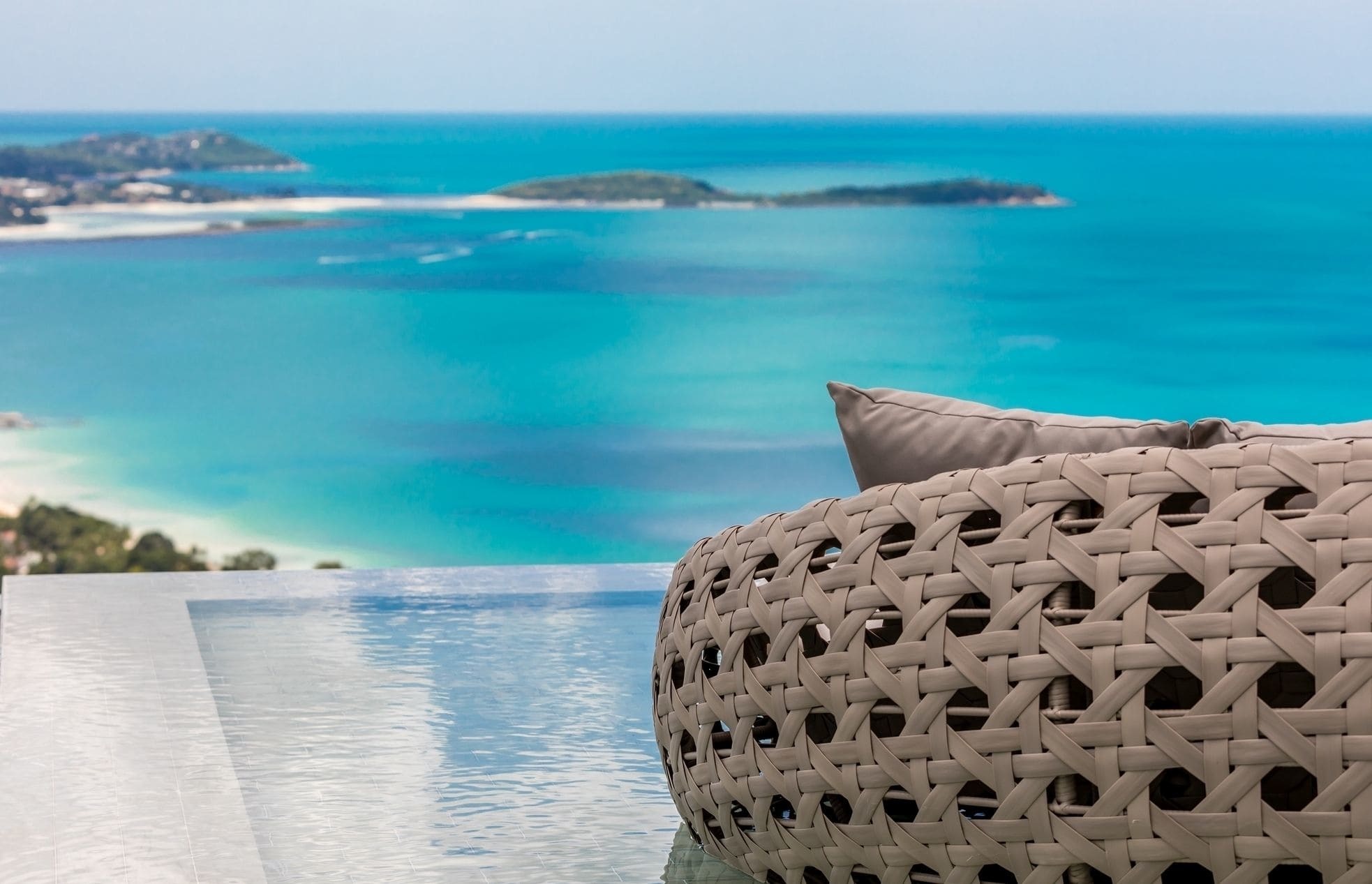 Villa One - New Luxury Sea View Villa Pantai Chaweng Luaran gambar